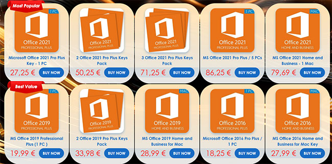  Godeal24 casse le prix de Office 2021 et Windows 11