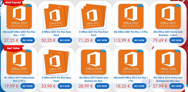  French Days Microsoft Office 2021 et Windows 11 à 10 balles