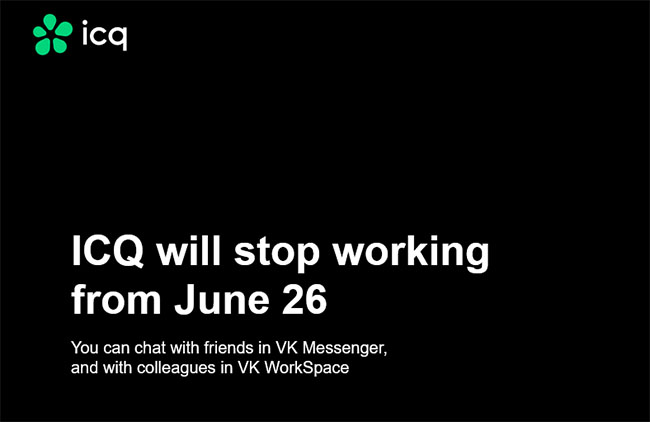  ICQ fermera ses portes le 26 juin 2024