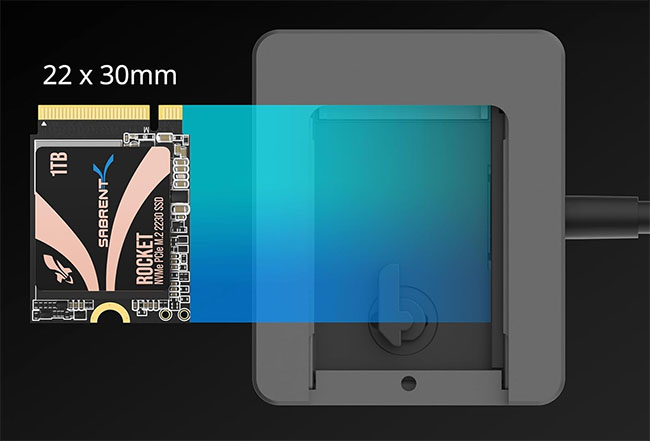 Sabrent propose un boîtier USB C pour les SSD M.2. NVMe 2230 | Bhmag  Sabrent propose un boîtier USB C pour les SSD M.2. NVMe 2230