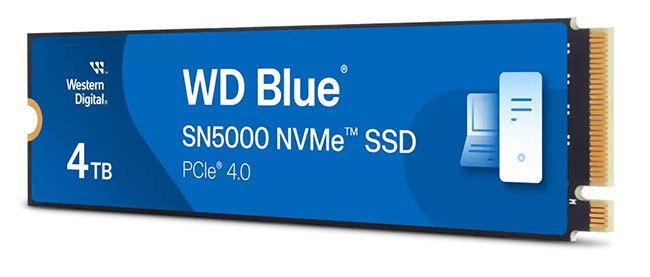  WD Blue SN5000 : nouveau SSD M.2. signé Western Digital