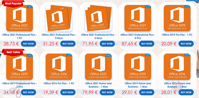  Pour la rentrée M Office et Windows 11 dès 10€ sur Godeal24