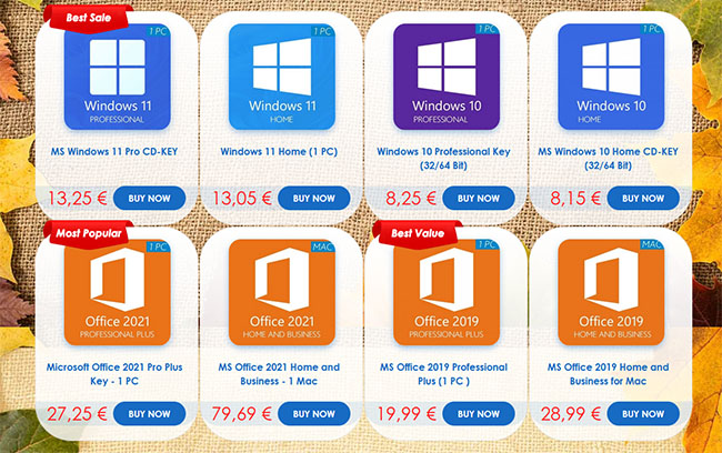 C'est de retour MS Office 2021 et Windows 11 Pro à vie à 10€