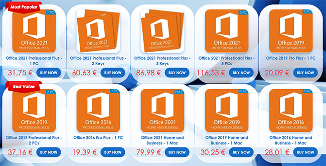  Office 2024 est là ! Office 2021 et Windows 11 Pro dès 10€