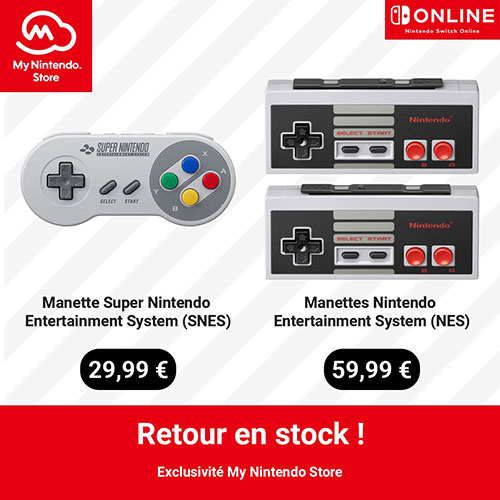 Les manettes Nintendo NES et SNES sont à nouveau disponibles | Bhmag Les manettes Nintendo NES et SNES sont à nouveau disponibles