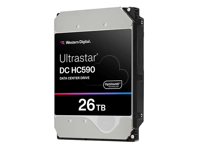  Il y a aussi des disques durs de 26 To chez Western Digital