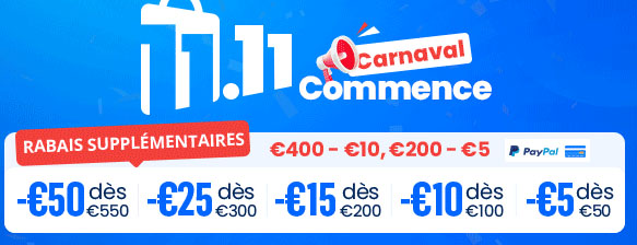  Singles Day : Une flopée de codes promos chez Geekbuying