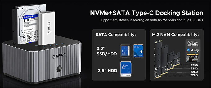 Une station d'accueil pour tous les HDD et SSD chez Orico | Bhmag Une station d'accueil pour tous les HDD et SSD chez Orico
