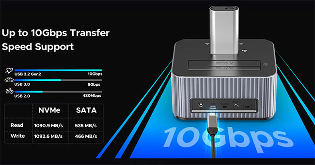Une station d'accueil pour tous les HDD et SSD chez Orico | Bhmag Une station d'accueil pour tous les HDD et SSD chez Orico