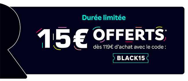  Bon Plan : Rakuten vous offre 15€ de réduction ce dimanche
