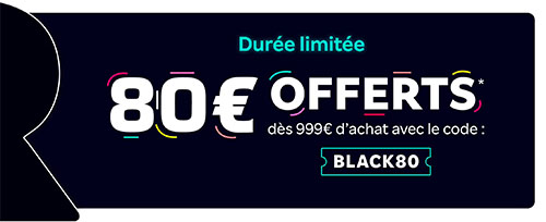  Black Friday : grosse remise (80€) sur Rakuten aujourd'hui !