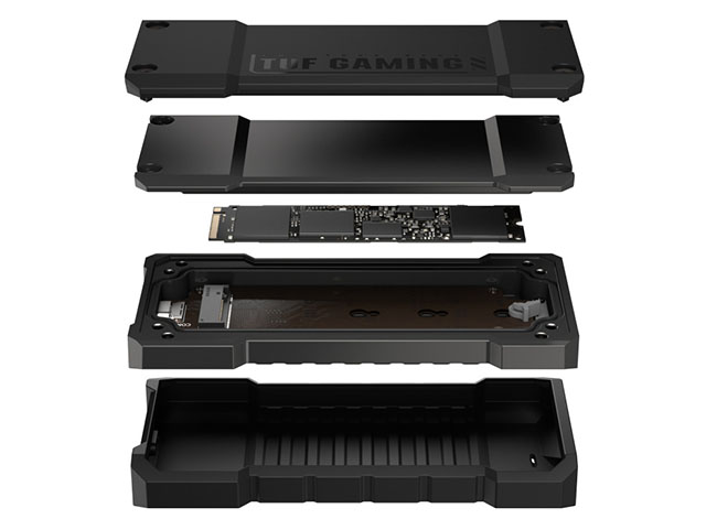  ASUS TUF Gaming A2 : boîtier pour SSD M.2. en USB 3.2 Gen2x2