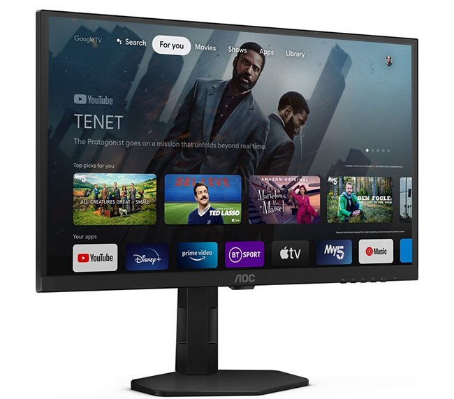 AOC Q27G4XY : un écran gaming 27" avec Google TV intégré | Bhmag AOC Q27G4XY : un écran gaming 27" avec Google TV intégré