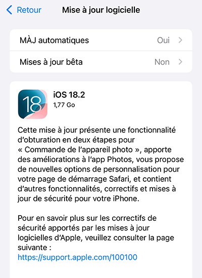 Apple distribue iOS 18.2 sur iPhone, quelles nouveautés ? | Bhmag Apple distribue iOS 18.2 sur iPhone, quelles nouveautés ?