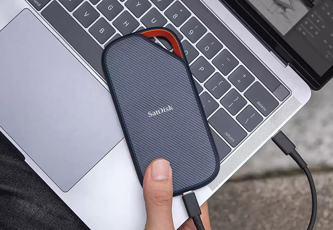 SanDisk Extreme Pro USB4 SSD portable qui débite 3.800 Mo/s | Bhmag SanDisk Extreme Pro USB4 SSD portable qui débite 3.800 Mo/s