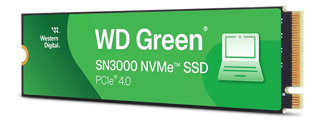  Western Digital présente les SSD M.2. WD Green SN3000