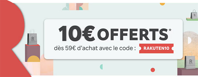  Soldes : obtenez 10€ de remise sur le site Rakuten