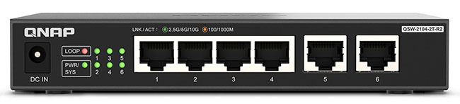  Un nouveau switch 6 ports chez QNAP : le QSW-2104-2T-R2