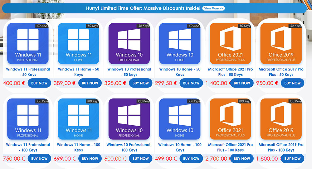  Vente flash Microsoft Office et Windows 11 à prix discount !
