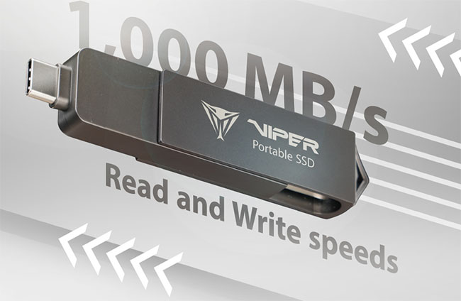  Un SSD avec double connectique chez Patriot : le Viper PVP30