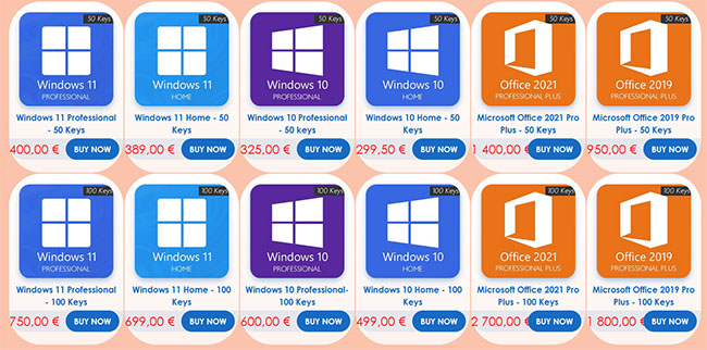 Microsoft Office 2021 et Windows 11 à partir de 10€ | Bhmag Microsoft Office 2021 et Windows 11 à partir de 10€