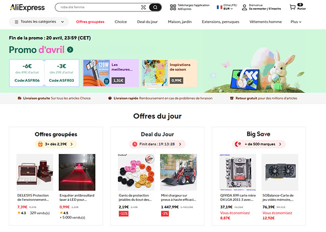 Bon Plan : Geekbuying et Aliexpress font le plein de codes promos pour Pâques ! | Bhmag | Bhmag  Bon Plan : Geekbuying et Aliexpress font le plein de codes promos pour Pâques ! | Bhmag