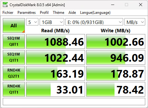 Test du SSD portable Kingston XS1000 1 To (USB 3.2 Gen2) - Page 2 | Bhmag  Test du SSD portable Kingston XS1000 1 To (USB 3.2 Gen2) - Page 2