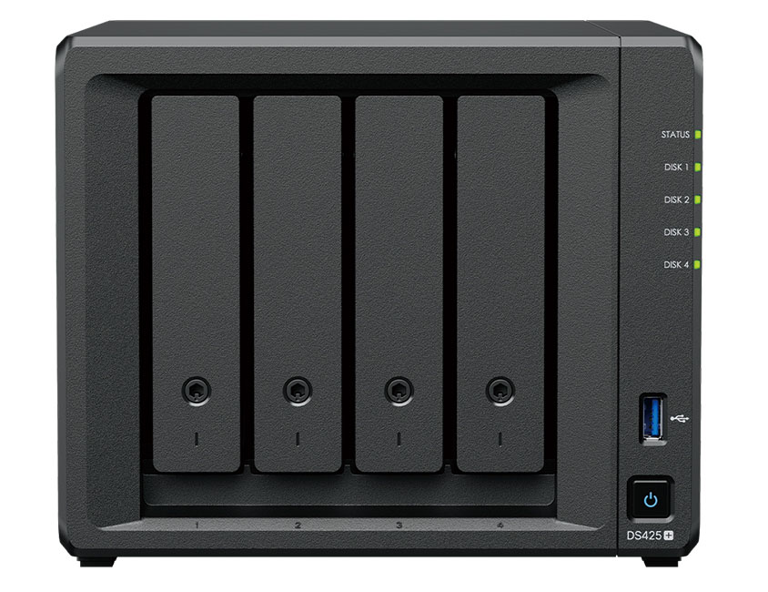  Synology officialise maintenant le NAS 4 baies DS425+