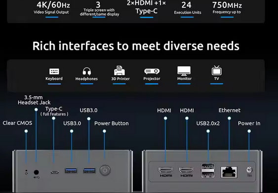 Vente flash : le mini pc BMAX B4 Plus (N100) chute à 118€ | Bhmag Vente flash : le mini pc BMAX B4 Plus (N100) chute à 118€