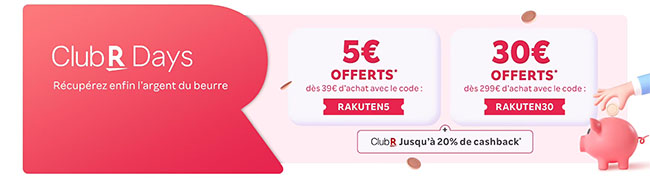  Des codes promos et encore des codes promos chez Rakuten