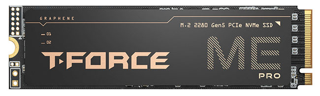 Team Group dévoile un SSD PCie 5.0 performant : T-Force ME | Bhmag Team Group dévoile un SSD PCie 5.0 performant : T-Force ME