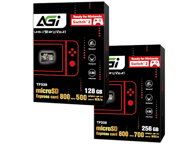 Micro SD Express pour la Nintendo Switch 2 chez AGI Gear | Bhmag Micro SD Express pour la Nintendo Switch 2 chez AGI Gear
