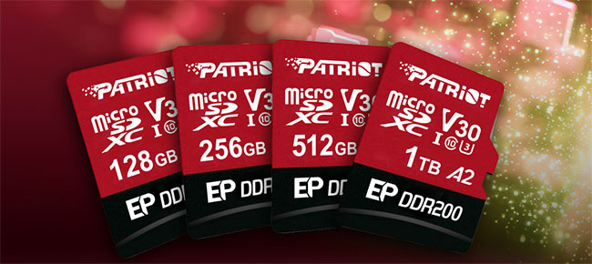 Patriot EP DDR200 : une carte mémoire micro SDXC performante | Bhmag  Patriot EP DDR200 : une carte mémoire micro SDXC performante