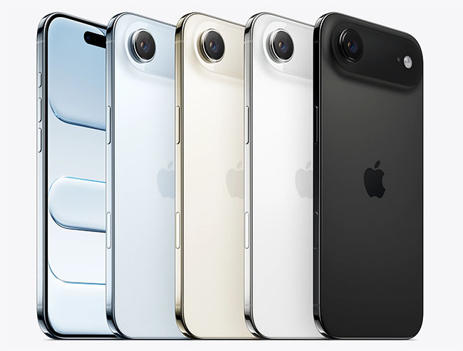  Les iPhone 17 et l'iPhone Air disponibles dans le commerce
