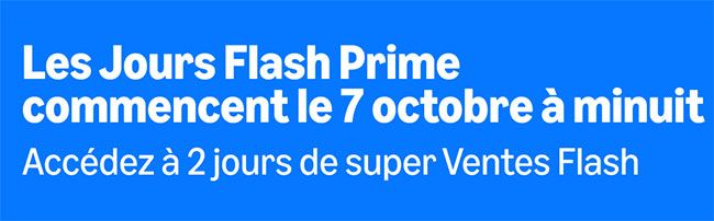  Prime Day devient les Jours Flash Prime, ça commence demain
