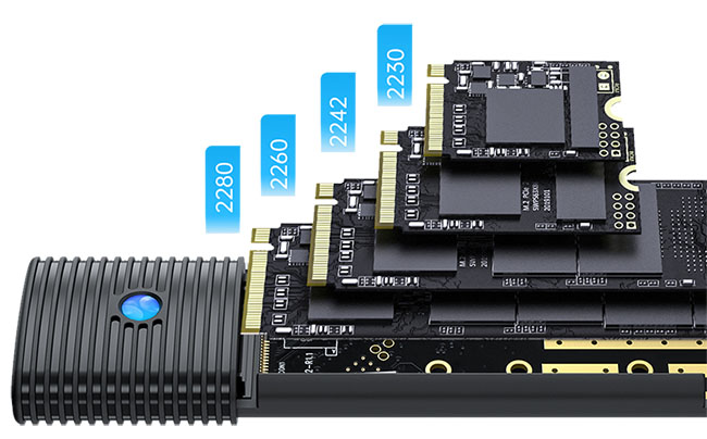  Test du boîtier ORICO PWM2G2 pour SSD M.2 NVMe