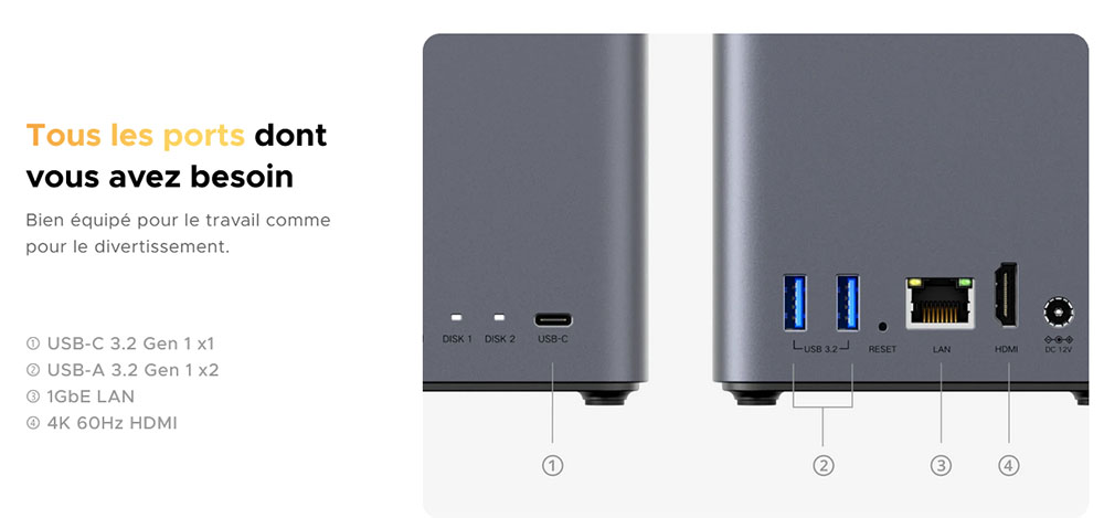 NAS UGREEN encore plus abordables : DH2300 et DH4300 Plus | Bhmag  NAS UGREEN encore plus abordables : DH2300 et DH4300 Plus