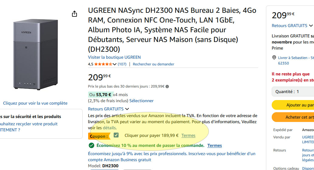 NAS UGREEN encore plus abordables : DH2300 et DH4300 Plus | Bhmag  NAS UGREEN encore plus abordables : DH2300 et DH4300 Plus