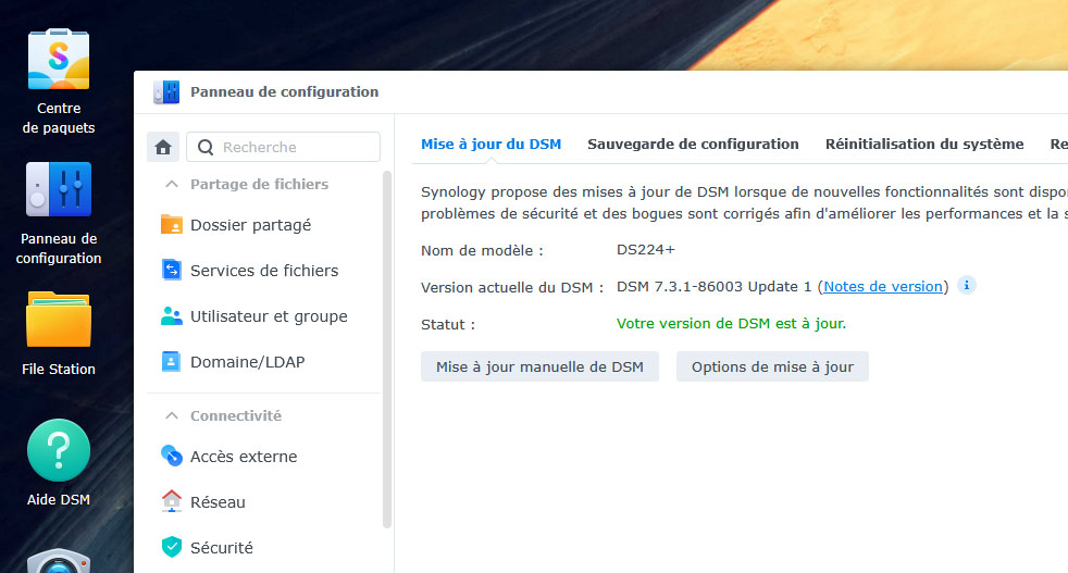 Synology corrige une faille de sécurité : DSM 7.3.1 Update 1 | Bhmag Synology corrige une faille de sécurité : DSM 7.3.1 Update 1
