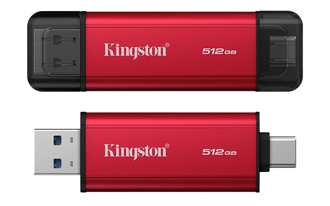 Kingston propose un SSD portable à double connectique | Bhmag Kingston propose un SSD portable à double connectique