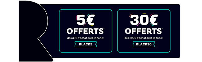  Black Friday : profitez de 5€ ou 30€ de remise chez Rakuten