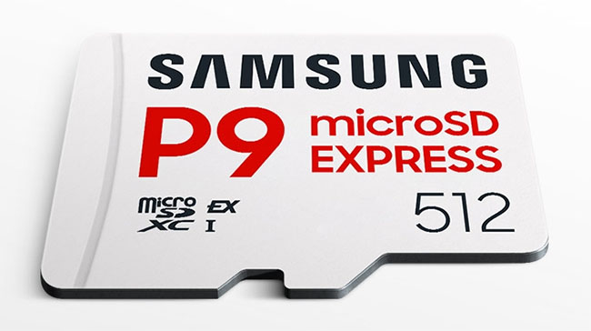 Samsung dévoile une carte micro SD Express : la P9 Express | Bhmag Samsung dévoile une carte micro SD Express : la P9 Express