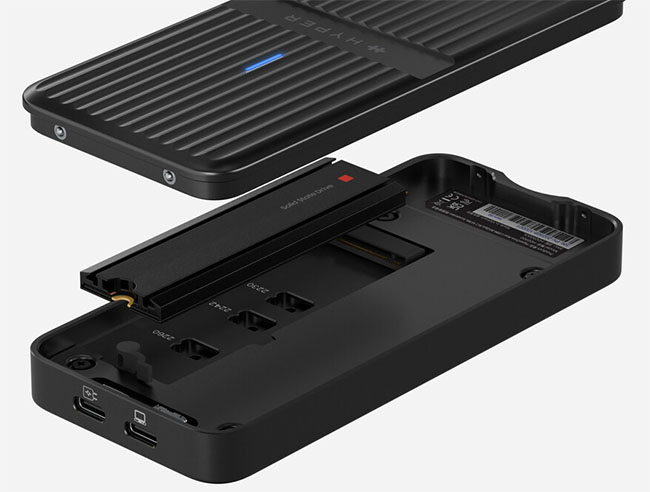  HyperDrive Next M.2. : boîtier USB4 2.0 pour SSD M.2. NVMe