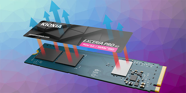 Nouveau SSD M.2. PCIe 5.0 signé KIOXIA : le Exceria Pro G2 | Bhmag Nouveau SSD M.2. PCIe 5.0 signé KIOXIA : le Exceria Pro G2