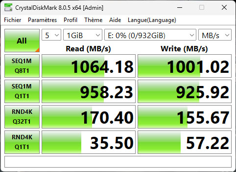 Test du boîtier ORICO PWM2G2 pour SSD M.2 NVMe - Page 3 | Bhmag Test du boîtier ORICO PWM2G2 pour SSD M.2 NVMe - Page 3
