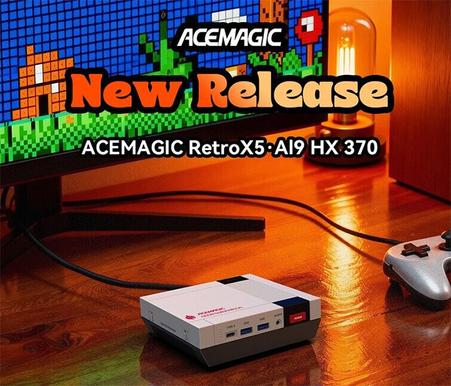  AceMagic dévoile le Retro X5 : mini pc au style Nintendo NES
