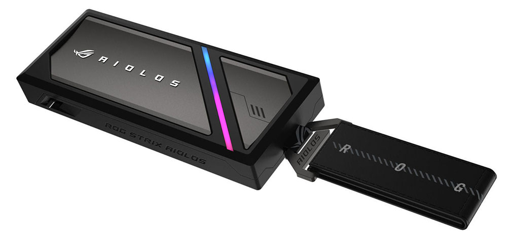  ASUS ROG Strix Aiolos : boîtier pour SSD M.2 NVMe et SATA
