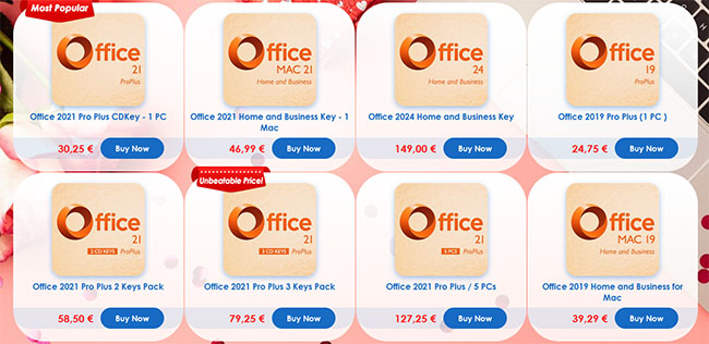  Super promo : Windows 11 et Office 2021 à partir de 12,25€ !