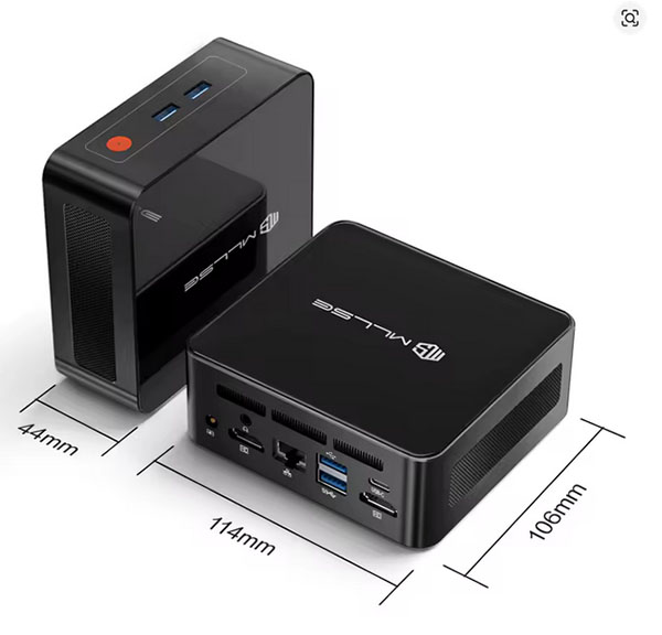  Le mini pc MLLSE G1 avec Ryzen 5 5500U et 16 Go RAM à 204€