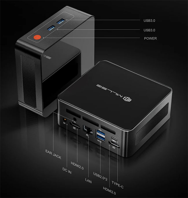  Le mini pc MLLSE G1 avec Ryzen 5 5500U et 16 Go RAM à 204€